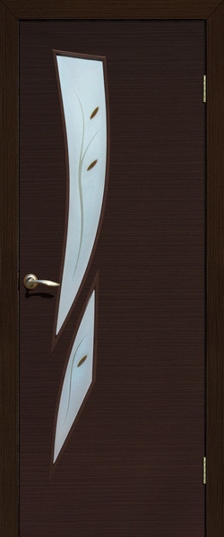 Сибирь профиль Межкомнатная дверь Стрелиция ПО фьюзинг, арт. 9901 - фото №3