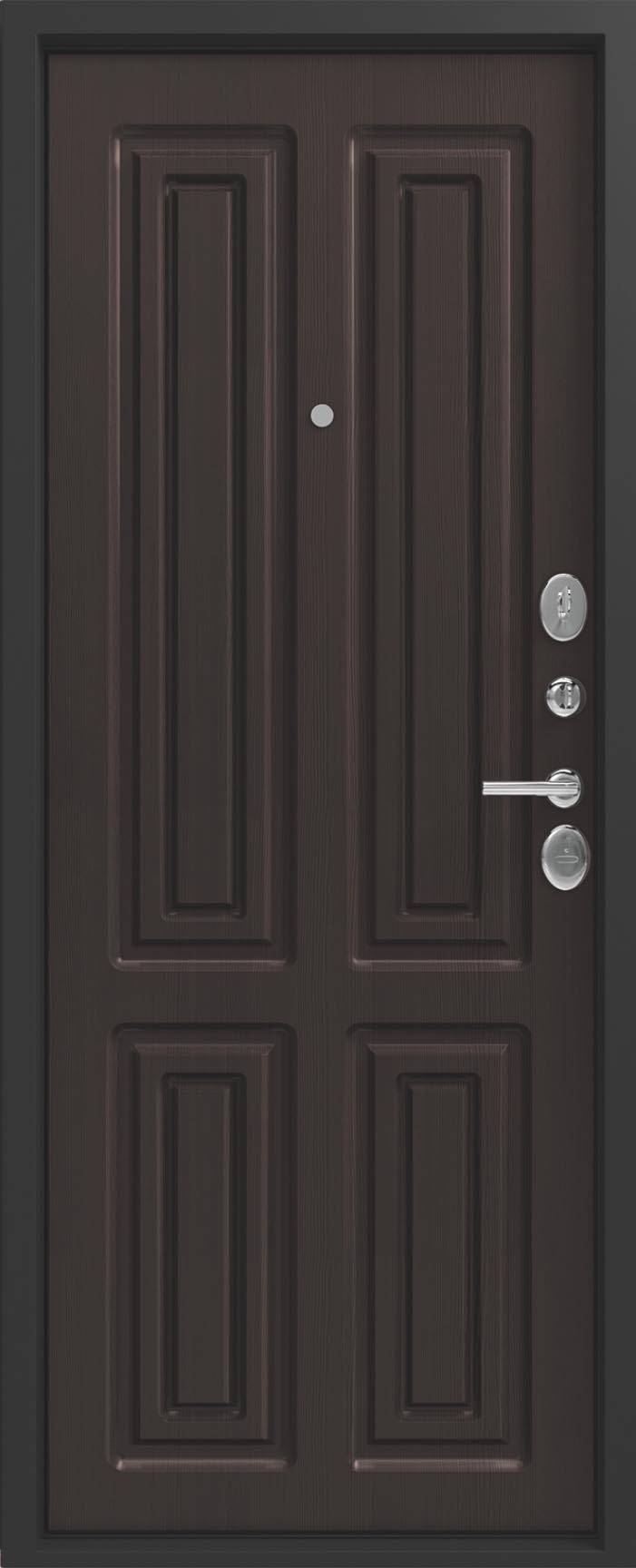Центурион Входная дверь Lux 6 Шелк черный, арт. 0000937 - фото №1